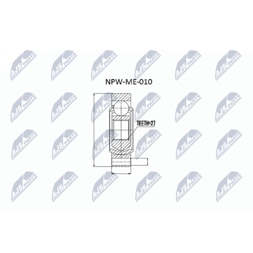 NTY Gelenksatz, Antriebswelle NPW-ME-010