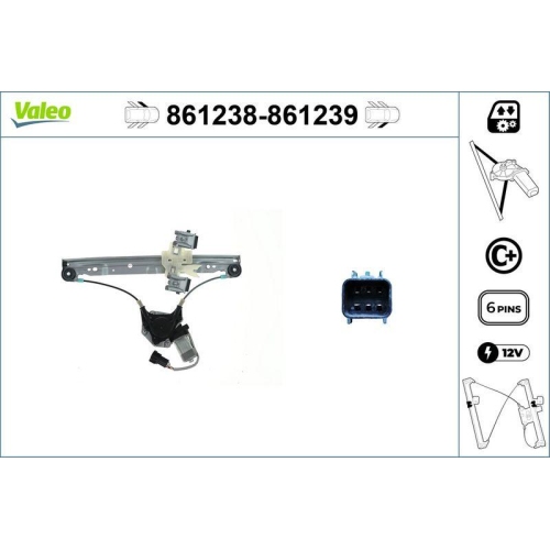 VALEO Fensterheber 861239