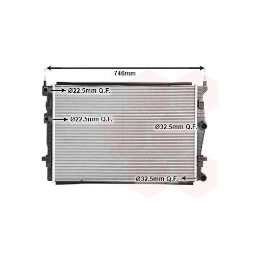 VAN WEZEL K&uuml;hler, Motork&uuml;hlung 58012733