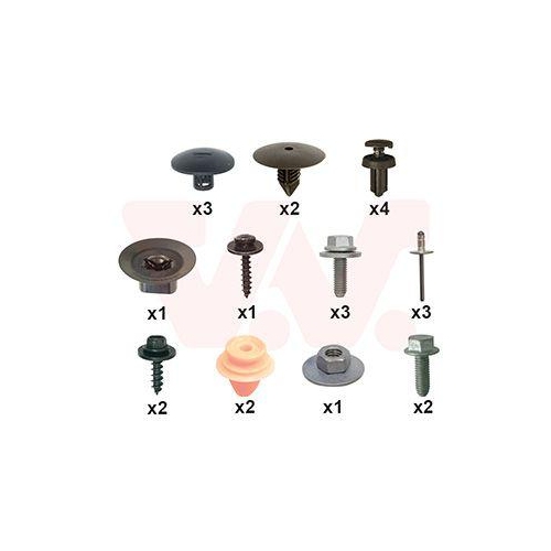 VAN WEZEL Montagesatz, Kotfl&uuml;gel 1528796