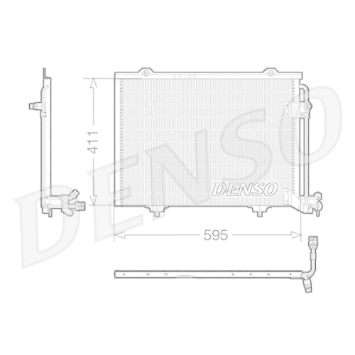 DENSO Kondensator, Klimaanlage DCN17011