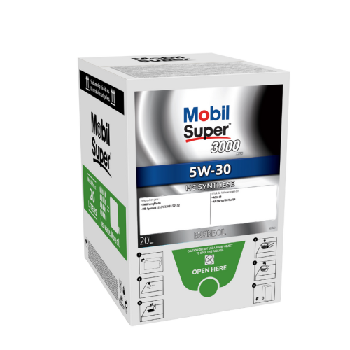 Motor&ouml;l Motoren&ouml;l MOBIL Super 3000 XE1 5W-30 - 20 Liter BAG IN BOX 154753