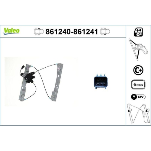 VALEO Fensterheber 861241