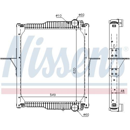 NISSENS K&uuml;hler, Motork&uuml;hlung 63783