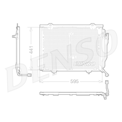 DENSO Kondensator, Klimaanlage DCN17012