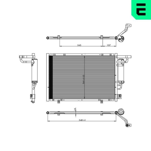 ERA Kondensator, Klimaanlage 667476