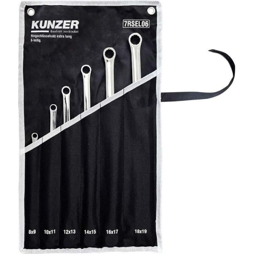 Ringschl&uuml;sselsatz extra lang, 6-teilig Kunzer 7RSEL06