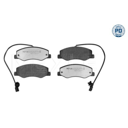MEYLE Bremsbelagsatz, Scheibenbremse MEYLE-PD: Advanced performance and design. 025 251 7218/PD