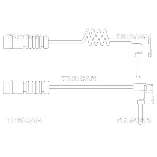 TRISCAN Warnkontakt, Bremsbelagverschleiß
