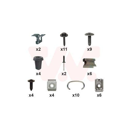 VAN WEZEL Montagesatz, Sto&szlig;f&auml;nger 1555794