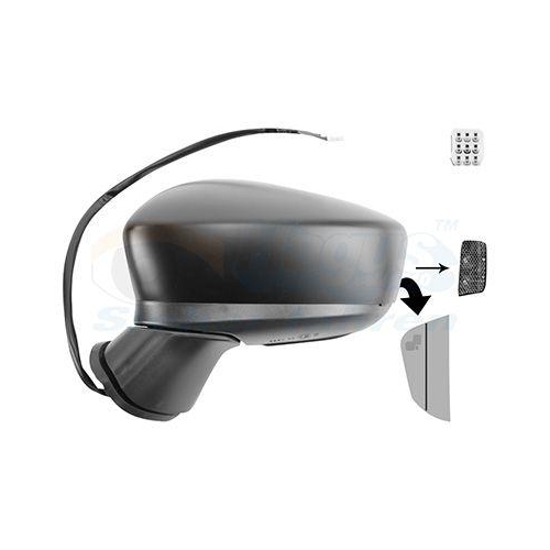 VAN WEZEL Au&szlig;enspiegel * HAGUS * 2744827