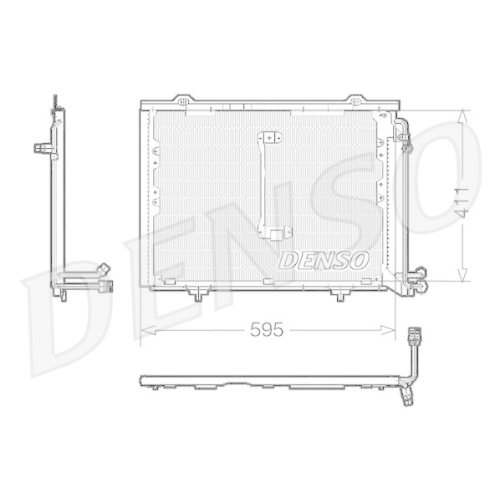 DENSO Kondensator, Klimaanlage DCN17013