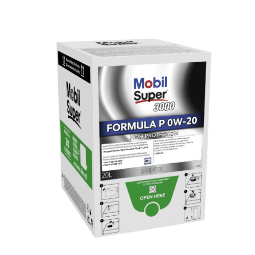 Motor&ouml;l Motoren&ouml;l MOBIL Super 3000 Formula P 0W-20 BAG in Box 20 Liter 157522