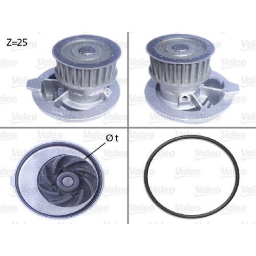VALEO Wasserpumpe, Motork&uuml;hlung 506309