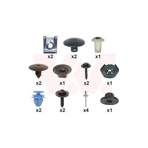 VAN WEZEL Montagesatz, Kotfl&uuml;gel 1555796