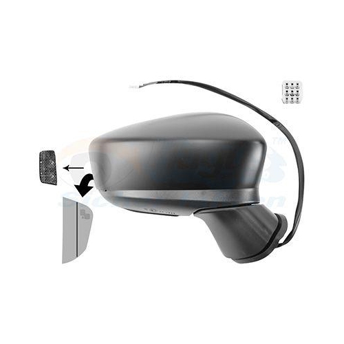 VAN WEZEL Au&szlig;enspiegel * HAGUS * 2744828