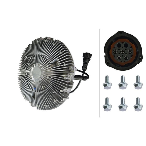 HELLA Kupplung, K&uuml;hlerl&uuml;fter 8MV 366 440-071