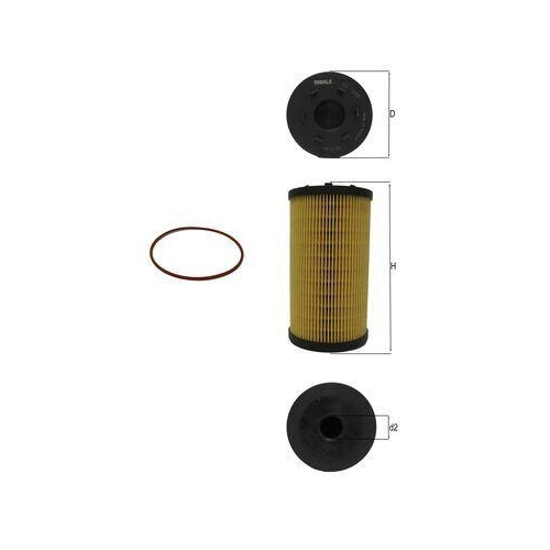 MAHLE &Ouml;lfilter OX 1306D