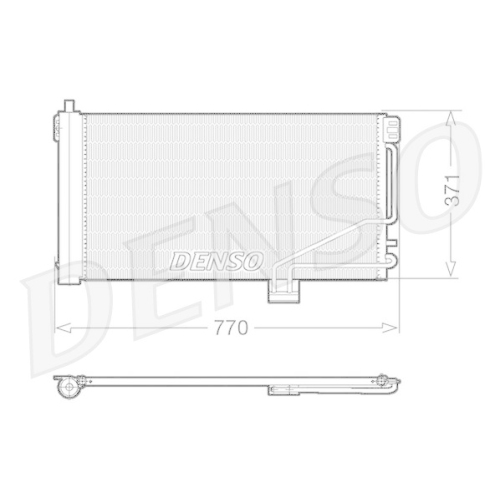 DENSO Kondensator, Klimaanlage DCN17014