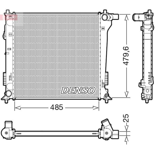 DENSO K&uuml;hler, Motork&uuml;hlung DRM41020