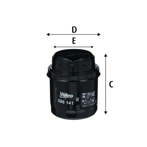 VALEO &Ouml;lfilter 586141