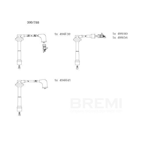 BREMI Z&uuml;ndleitungssatz 300/788