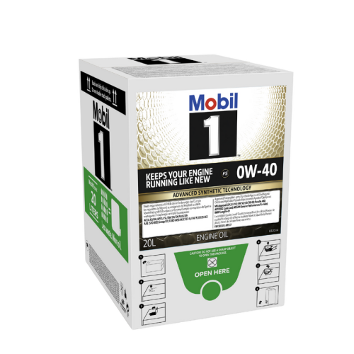 Motor&ouml;l Motoren&ouml;l MOBIL1 FS 0W-40 - 20 Liter Bag in Box 157718