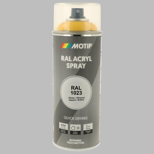 Lackspray Farbe schnell trocknend RAL 1023 verkehrsgelb hochglanz 400ml 07071