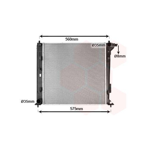 VAN WEZEL K&uuml;hler, Motork&uuml;hlung 82012742