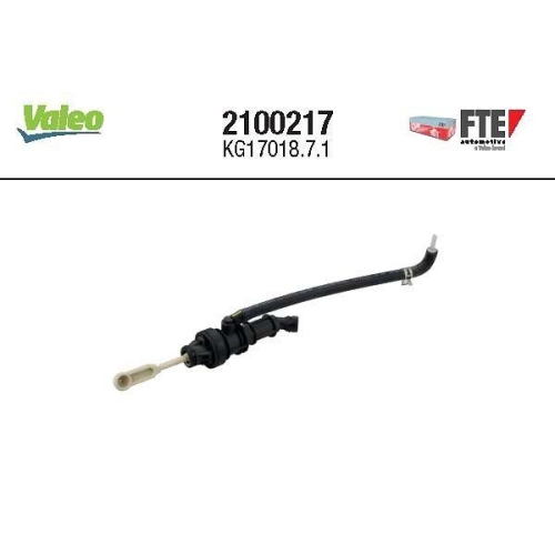 VALEO Geberzylinder, Kupplung FTE CLUTCH ACTUATION 2100217