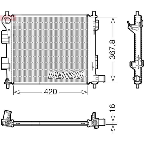 DENSO K&uuml;hler, Motork&uuml;hlung DRM41022