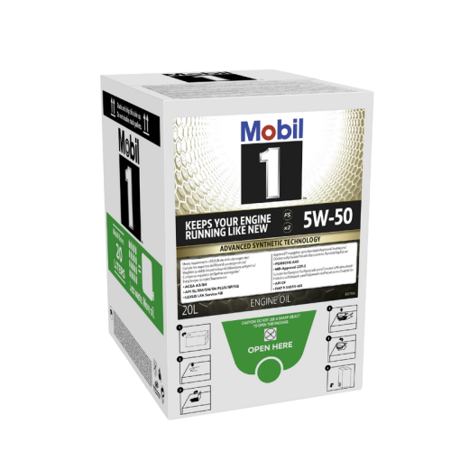 Mobil 1 FS X2 5W-50 Motor&ouml;l 20 Liter Bag-in-Box MB Freigabe 229.3 Porsche A40
