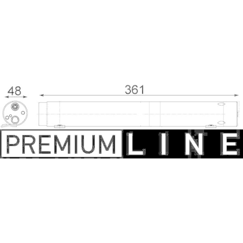 MAHLE Trockner, Klimaanlage BEHR *** PREMIUM LINE *** AD 95 000P