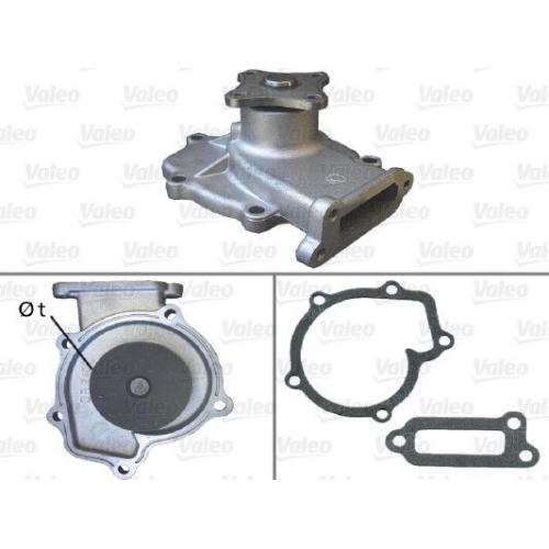 VALEO Wasserpumpe, Motork&uuml;hlung 506438