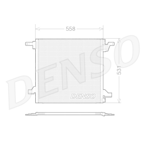 DENSO Kondensator, Klimaanlage DCN17022