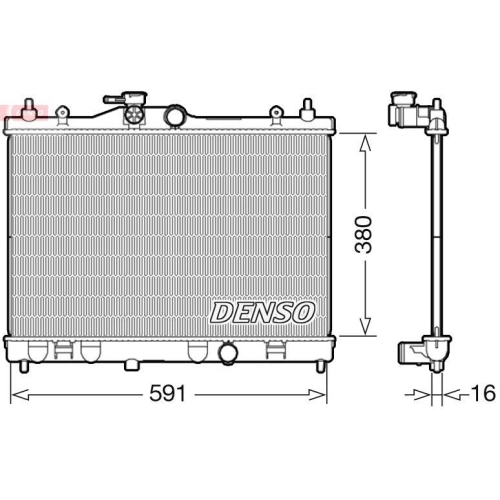 DENSO K&uuml;hler, Motork&uuml;hlung DRM46040