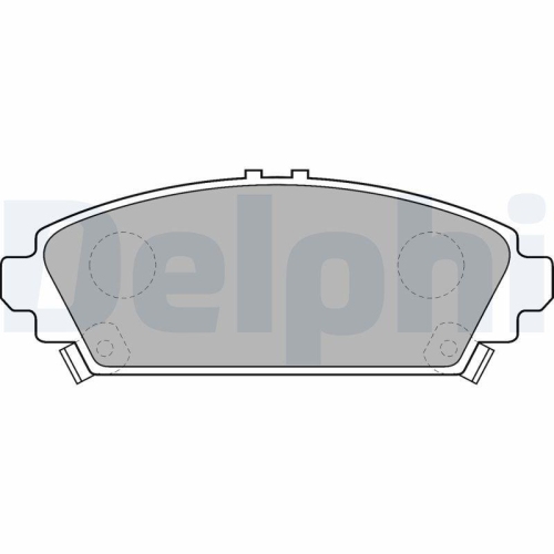 DELPHI Bremsbelagsatz, Scheibenbremse LP1526