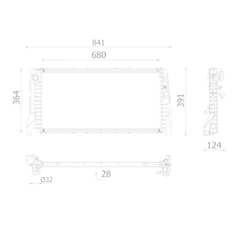 MAHLE K&uuml;hler, Motork&uuml;hlung CR 2747 000P
