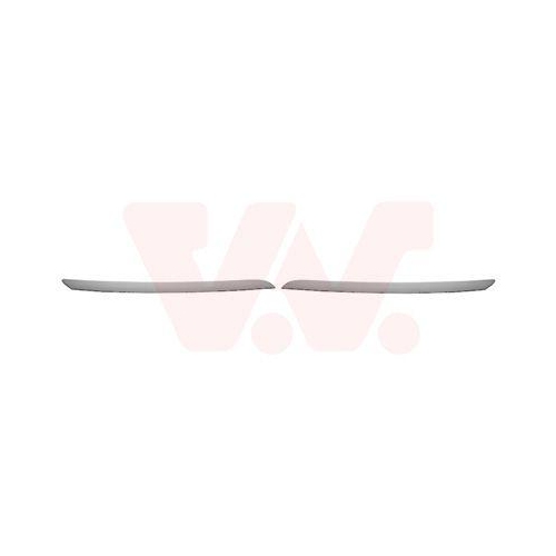 VAN WEZEL Zier-/Schutzleiste, K&uuml;hlergitter ** Equipart ** 4373512