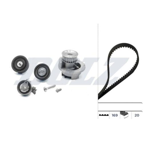 DOLZ Wasserpumpe + Zahnriemensatz