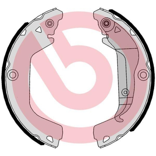 BREMBO Bremsbackensatz ESSENTIAL LINE S 10 521