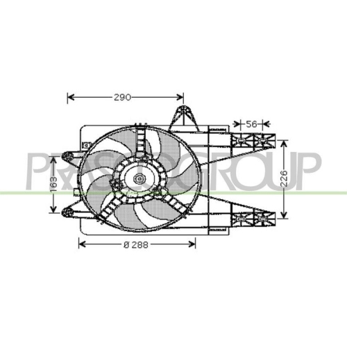 PRASCO L&uuml;fter, Motork&uuml;hlung PrascoSelection FT132F001