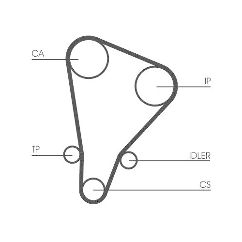 CONTINENTAL CTAM Zahnriemen CT521