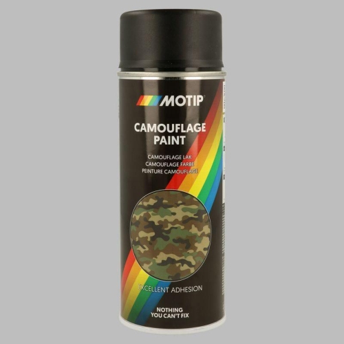 MOTIP Lack Camouflage RAL 9021 teerschwarz 400 ml 04206