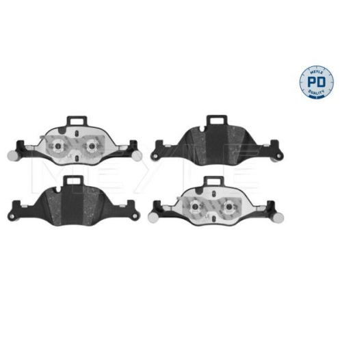 MEYLE Bremsbelagsatz, Scheibenbremse MEYLE-PD: Advanced performance and design. 025 259 0018/PD