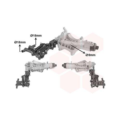 VAN WEZEL Geh&auml;use, &Ouml;lfilter 30013734