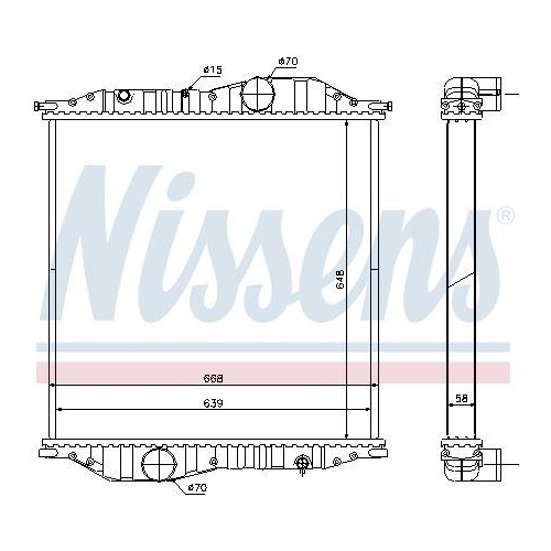 NISSENS K&uuml;hler, Motork&uuml;hlung 625502