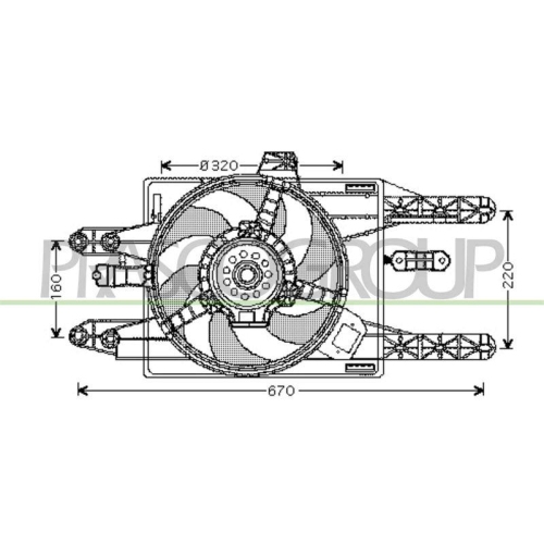 PRASCO L&uuml;fter, Motork&uuml;hlung PrascoSelection FT132F006