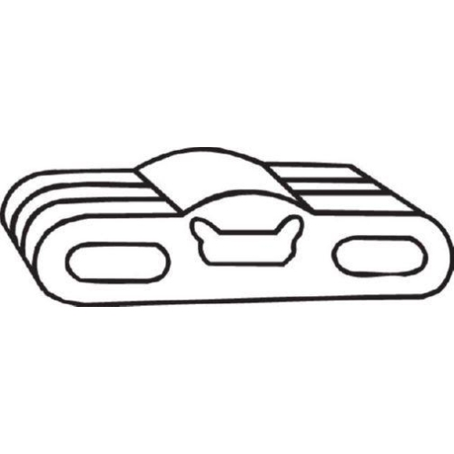 BOSAL Halter, Abgasanlage 255-859