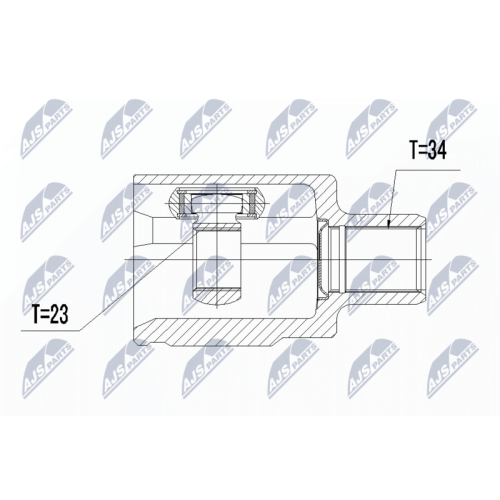 NTY Gelenksatz, Antriebswelle NPW-PL-030